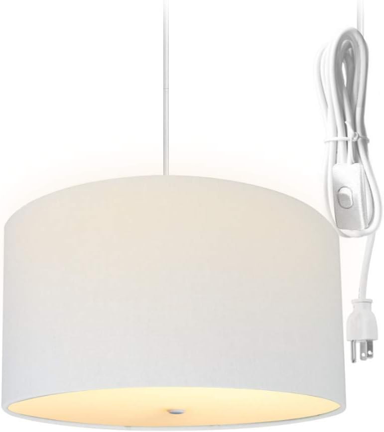 HomeConcept Oatmeal Plug-in Pendant Light
