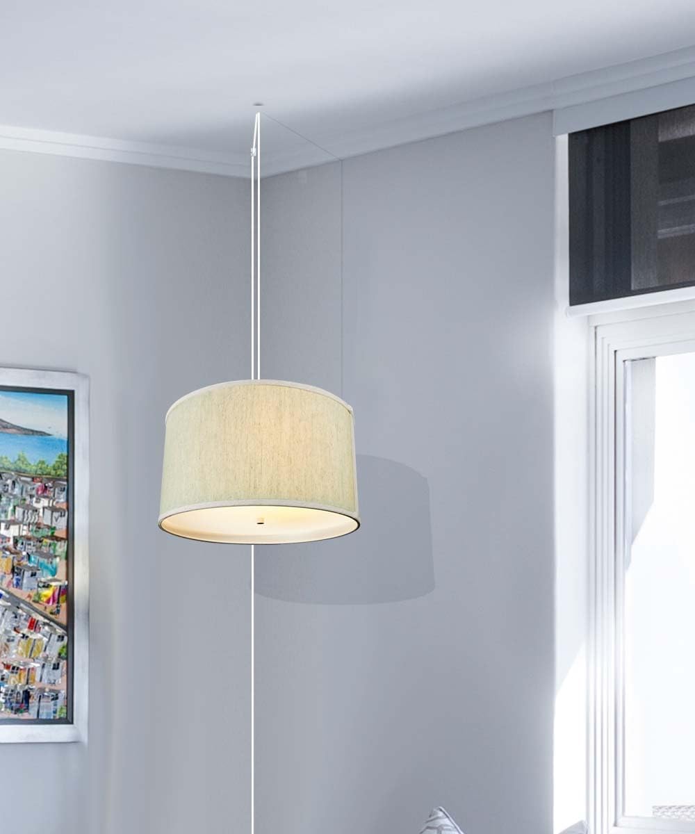 HomeConcept Oatmeal Plug-in Pendant Light