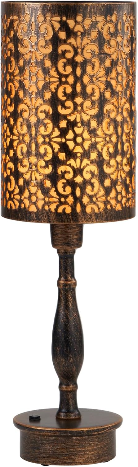Bronze Cordless Touch Table Lamp