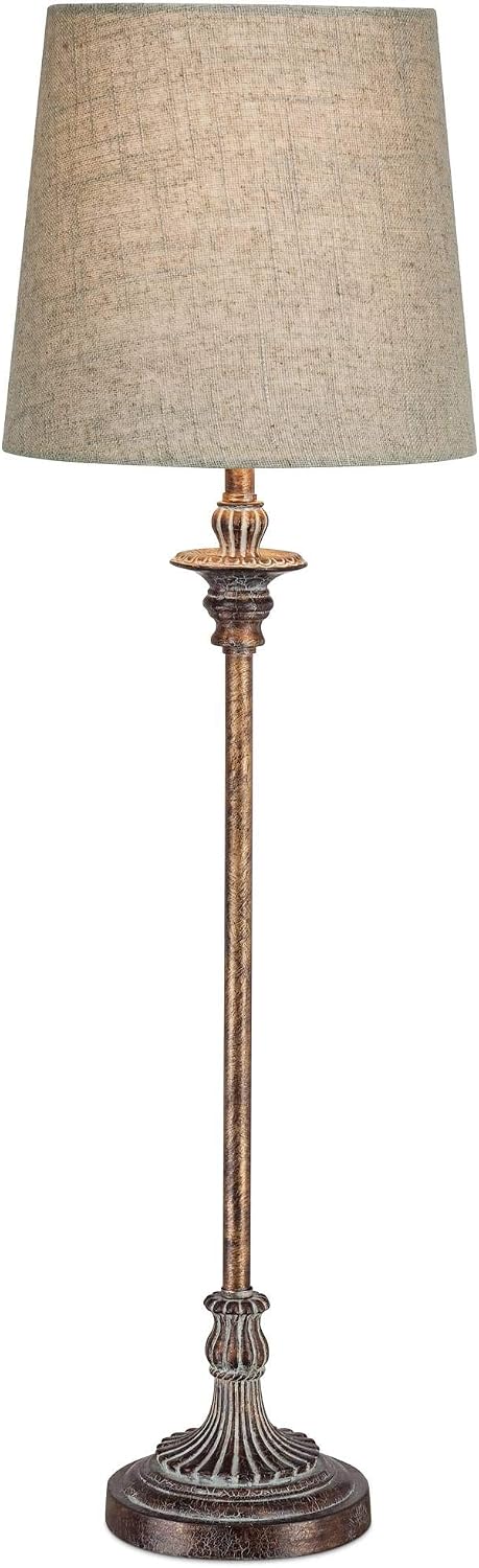 Regency Hill Rustic Linen Buffet Lamp
