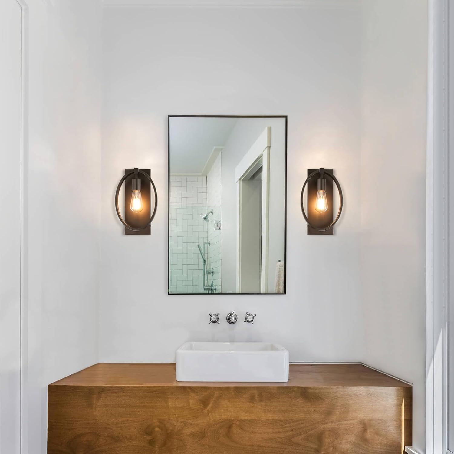 Dark Bronze Farmhouse Wall Sconce