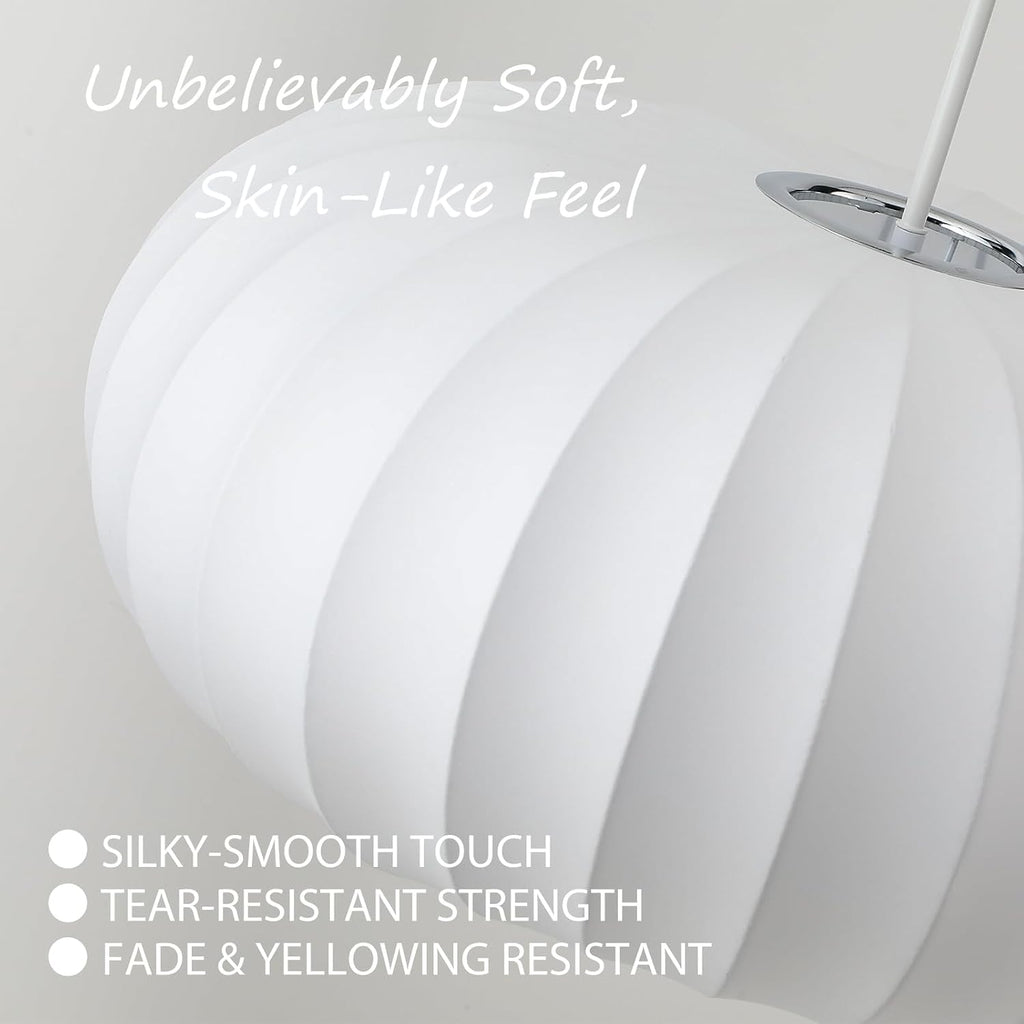 White Drum Lantern Chandelier