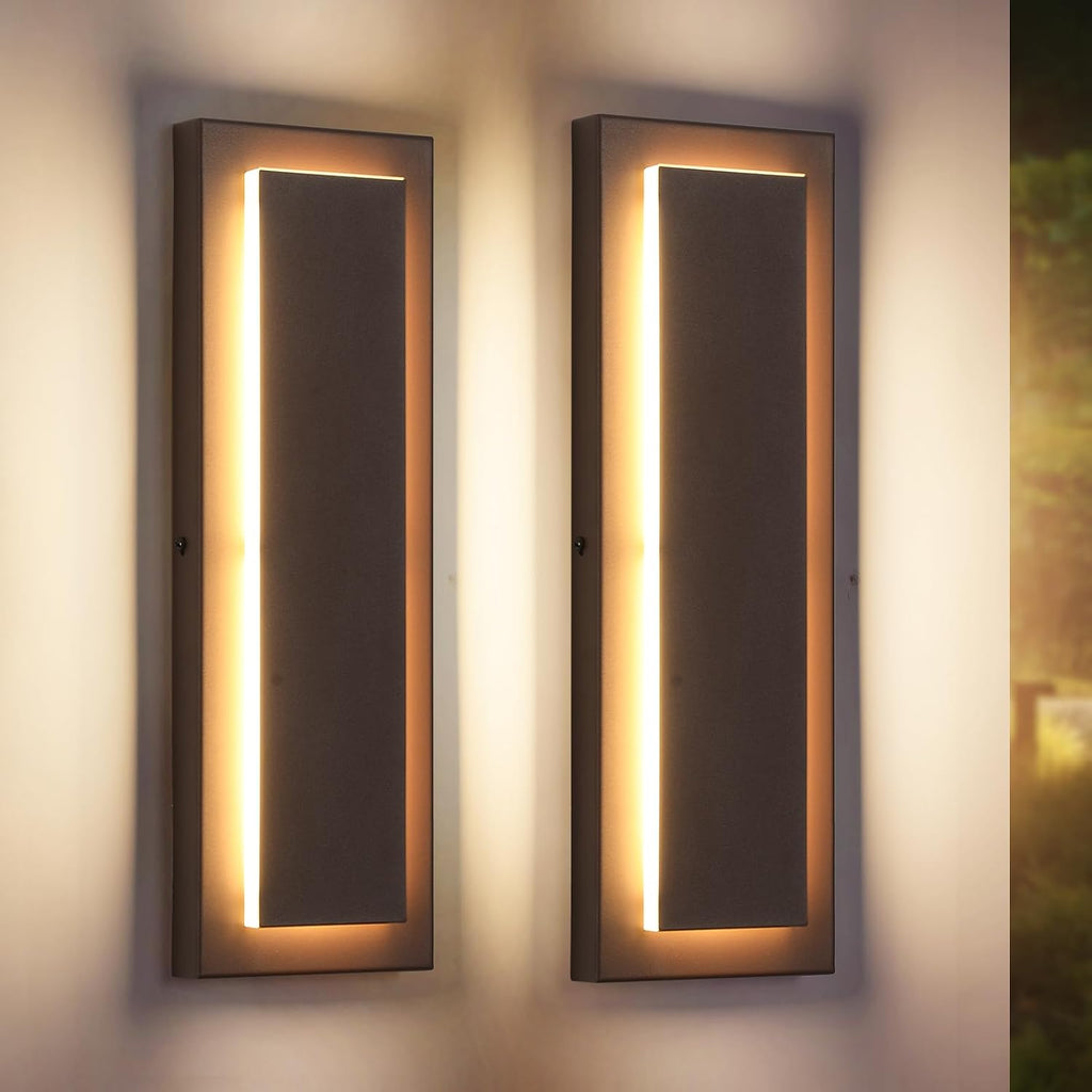 Brown Waterproof Outdoor Wall Sconce