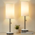 Luvkczc Marble Base Table Lamps Set