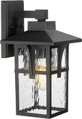 Water Ripple Glass Outdoor Wall Lantern