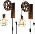 Retro Industrial Antique Brass Wall Sconce
