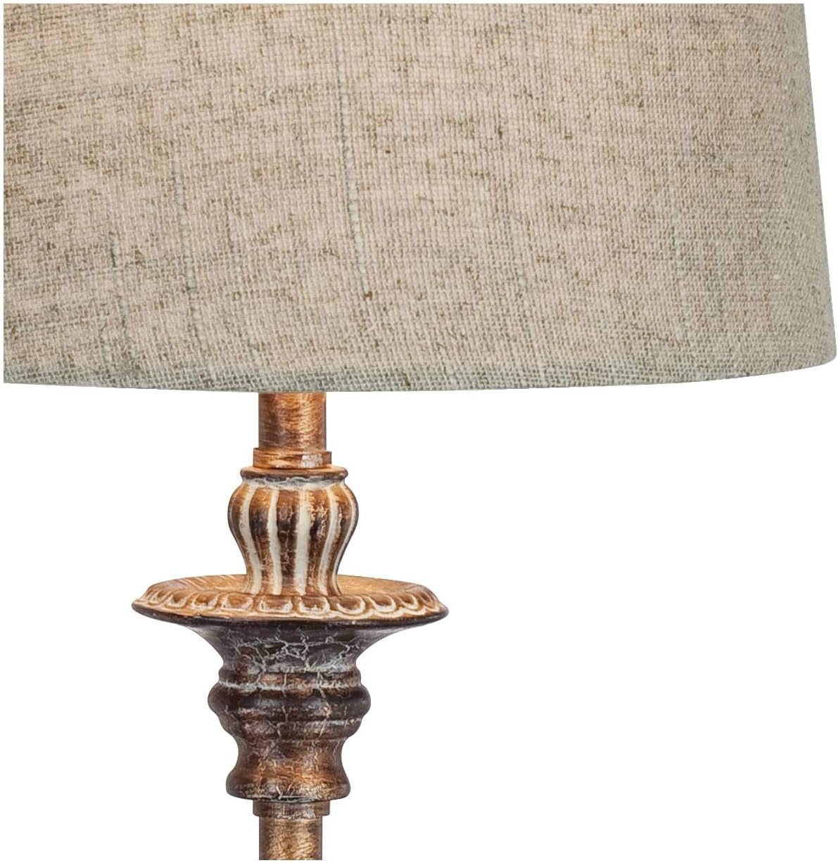 Regency Hill Rustic Linen Buffet Lamp