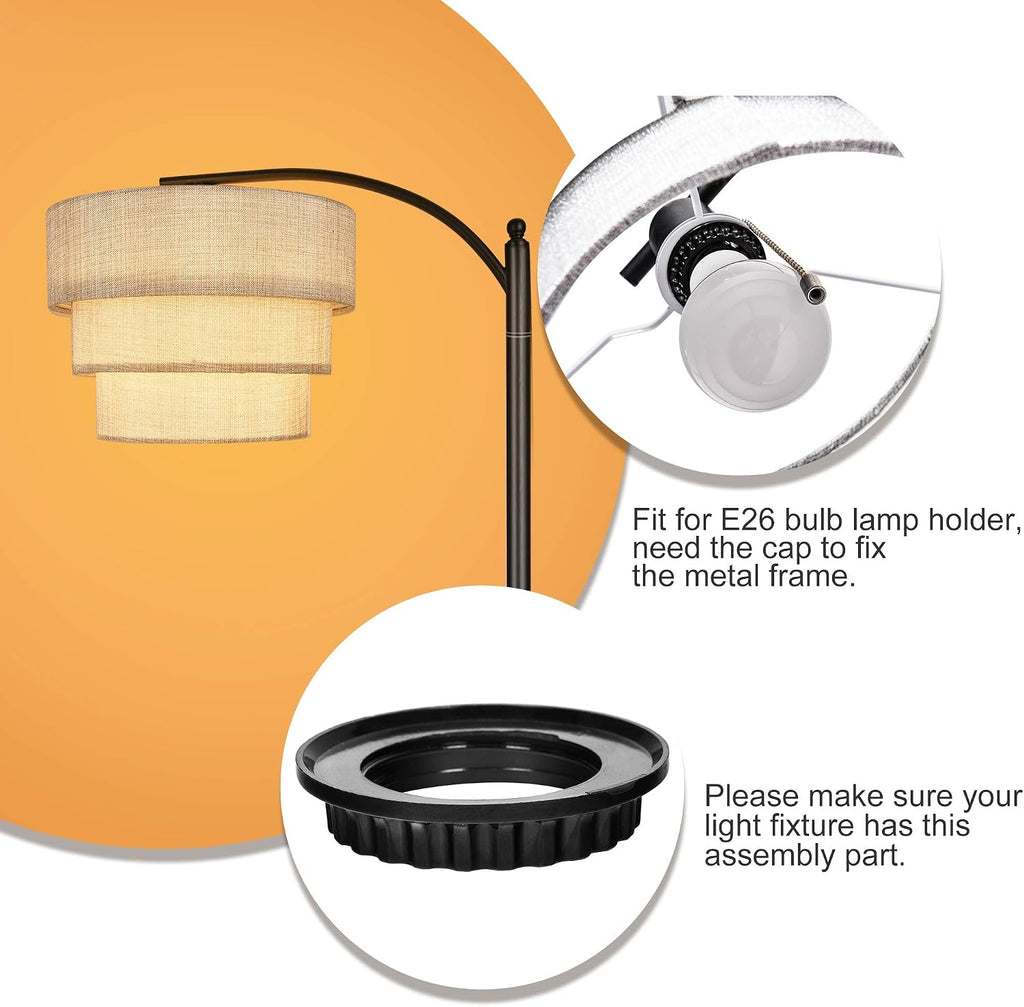 3-tier Linen Lamp Shade