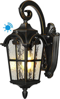 Black Dusk Dawn Wall Lantern
