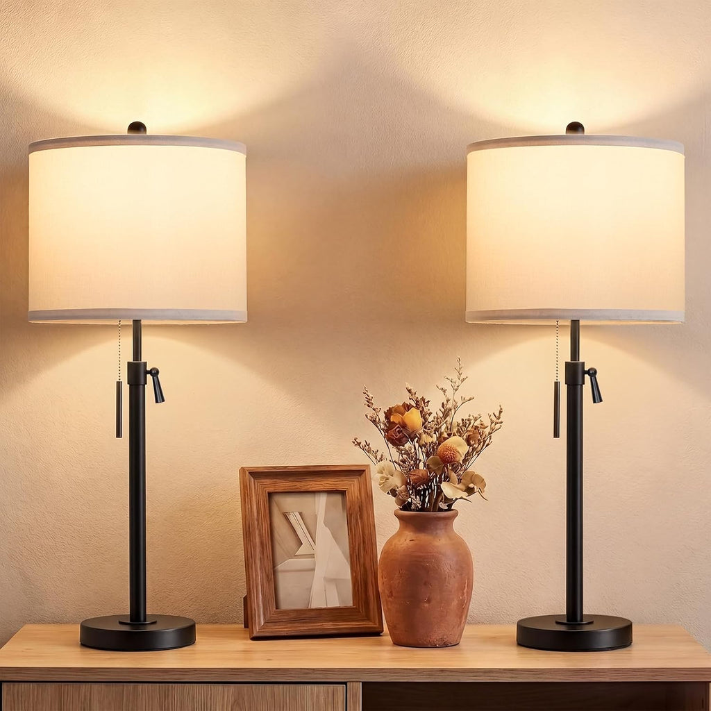 Adjustable Gold Table Lamps Set