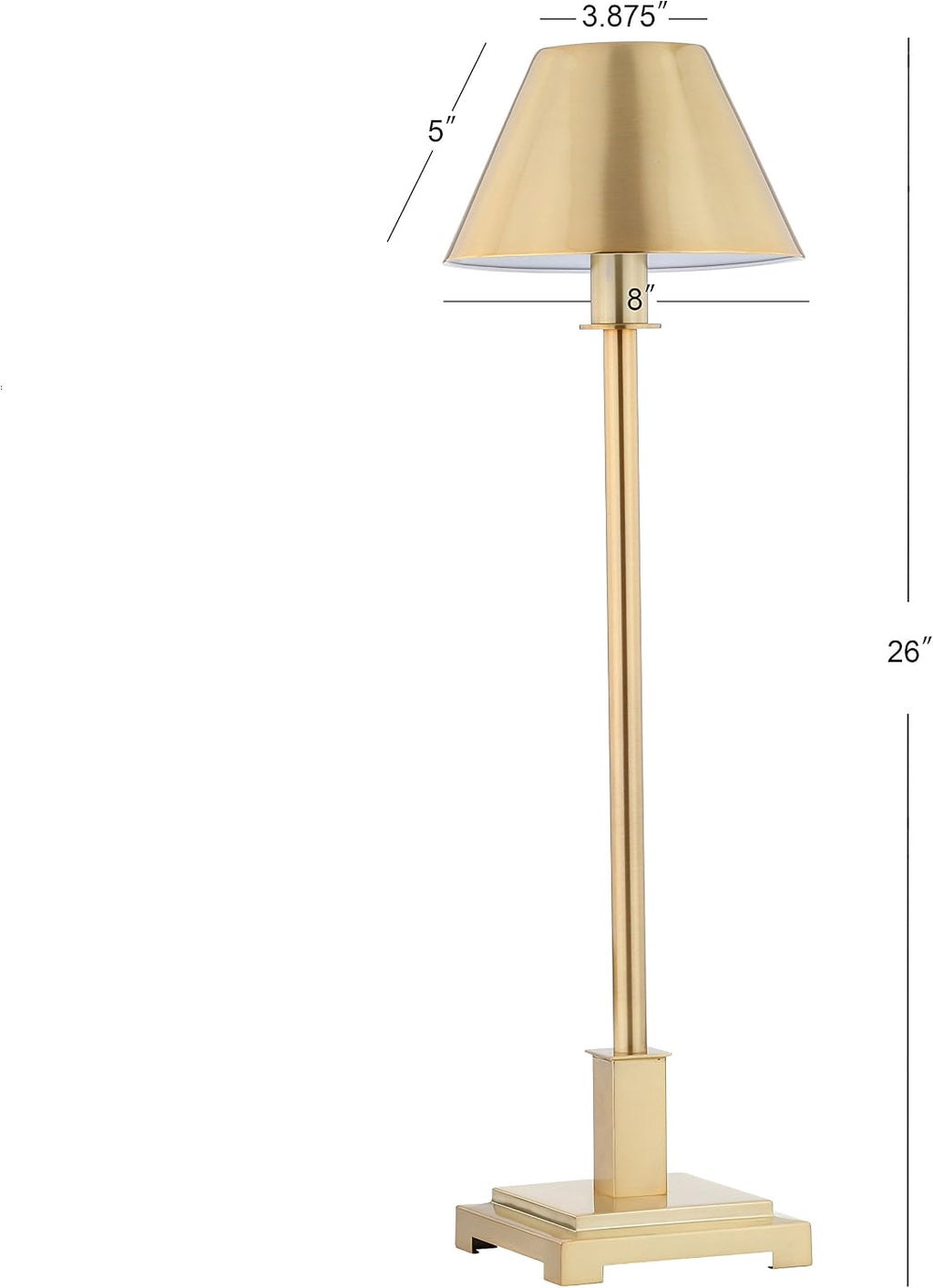 Brushed Brass LED Table Lamp