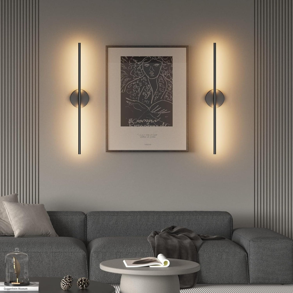Black Rotatable LED Modern Wall Sconce