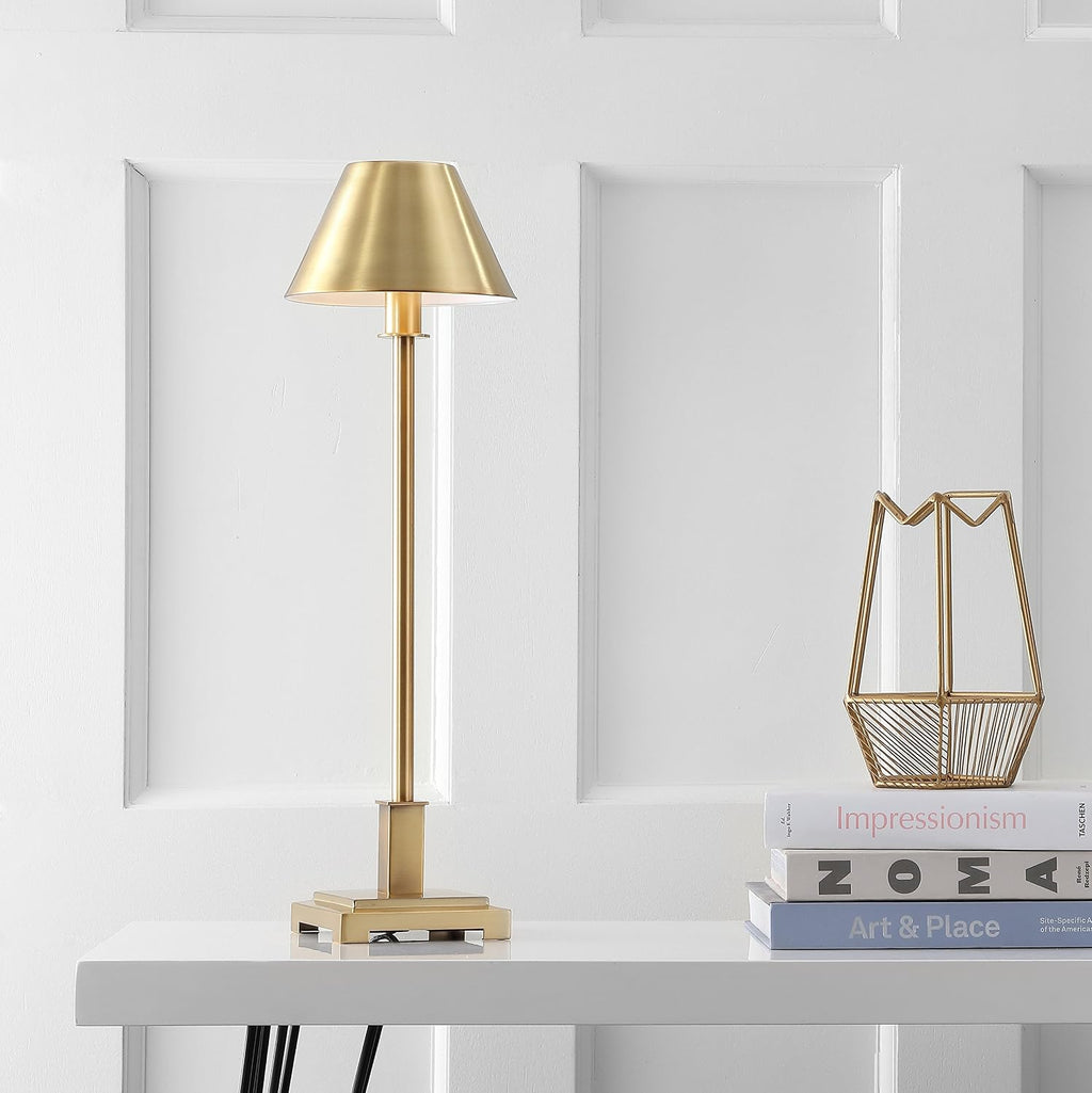 Brushed Brass LED Table Lamp