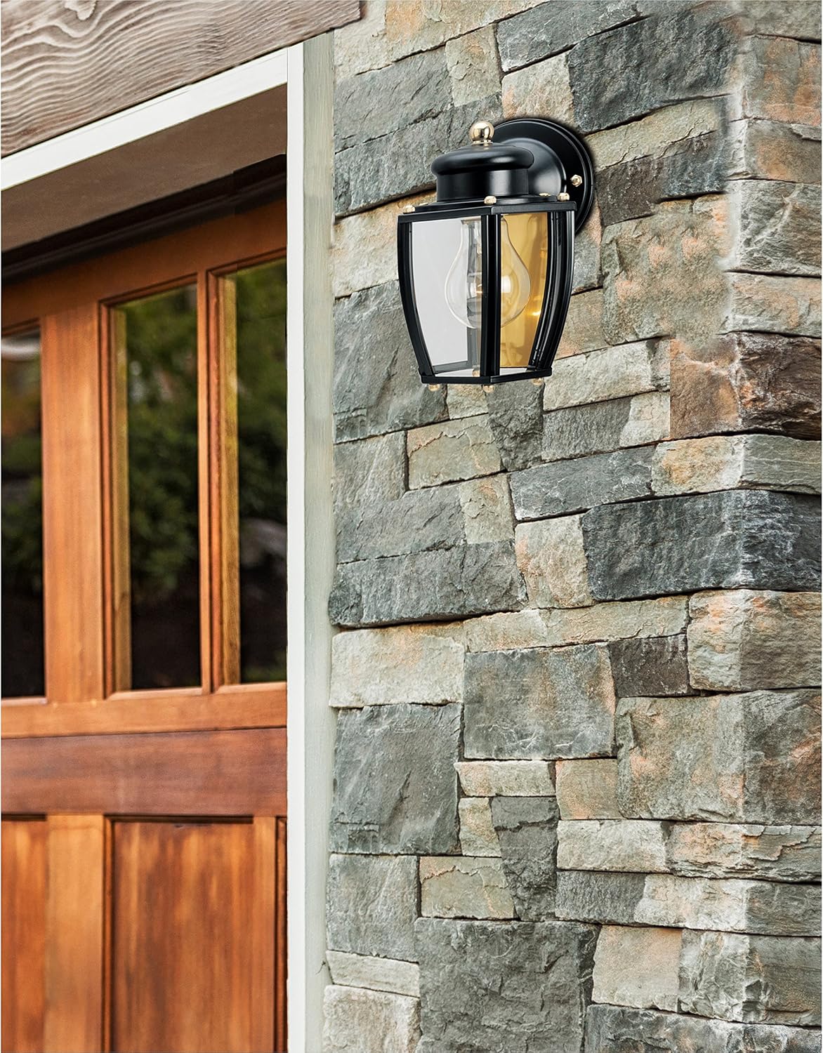 Westinghouse Black Outdoor Wall Lantern